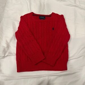 Ralph Lauren red sweater (boy)